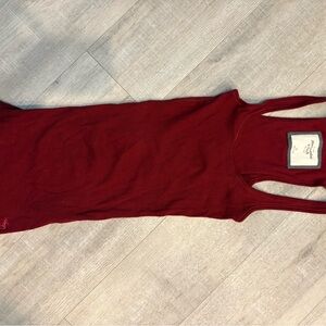 Abercrombie & Fitch Red Tank Top